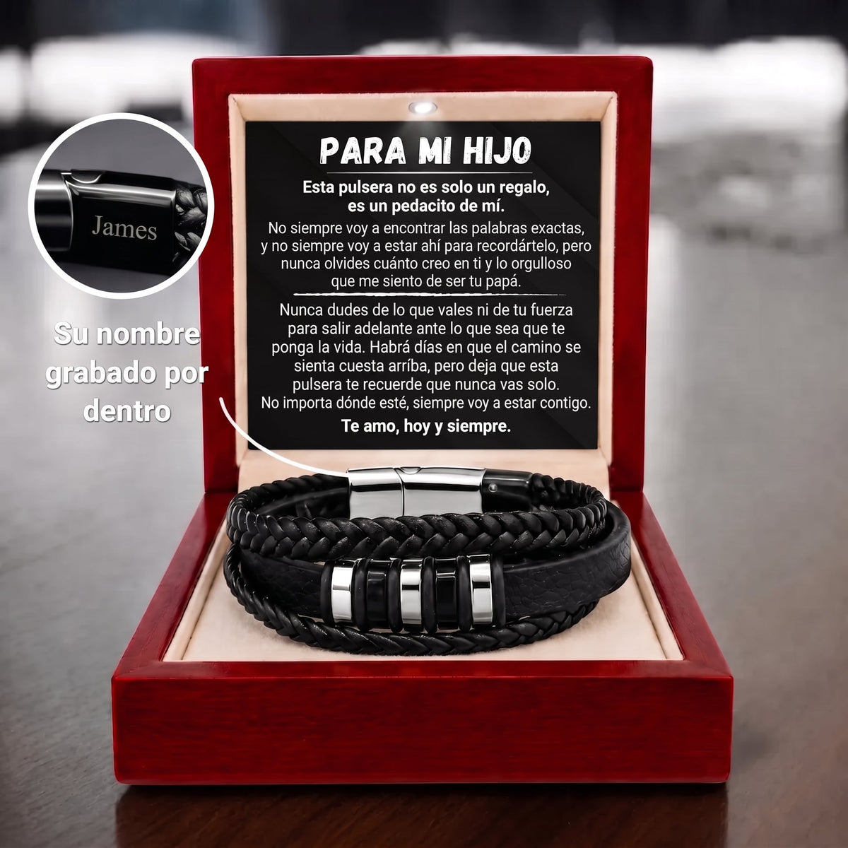 Para Mi Hijo – Pulsera Nunca Solo