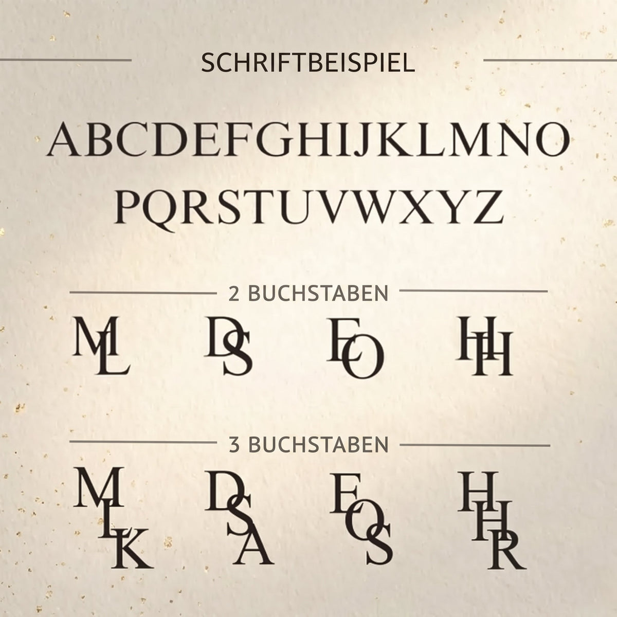Personalisierte Buchstaben-Halskette