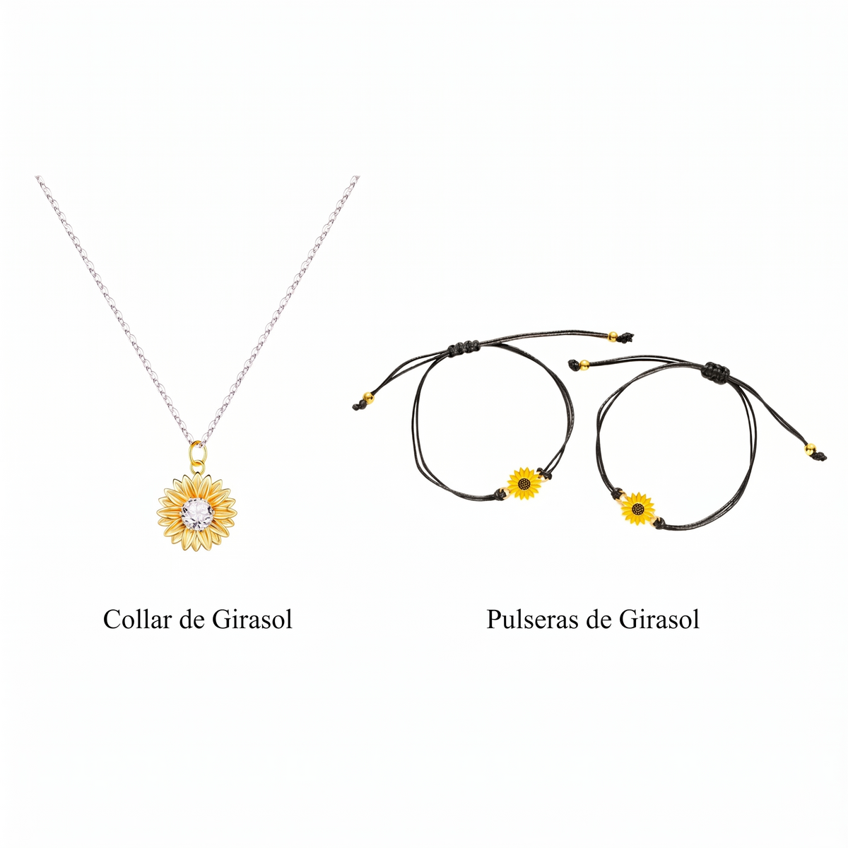 Collar Colgante de Girasol