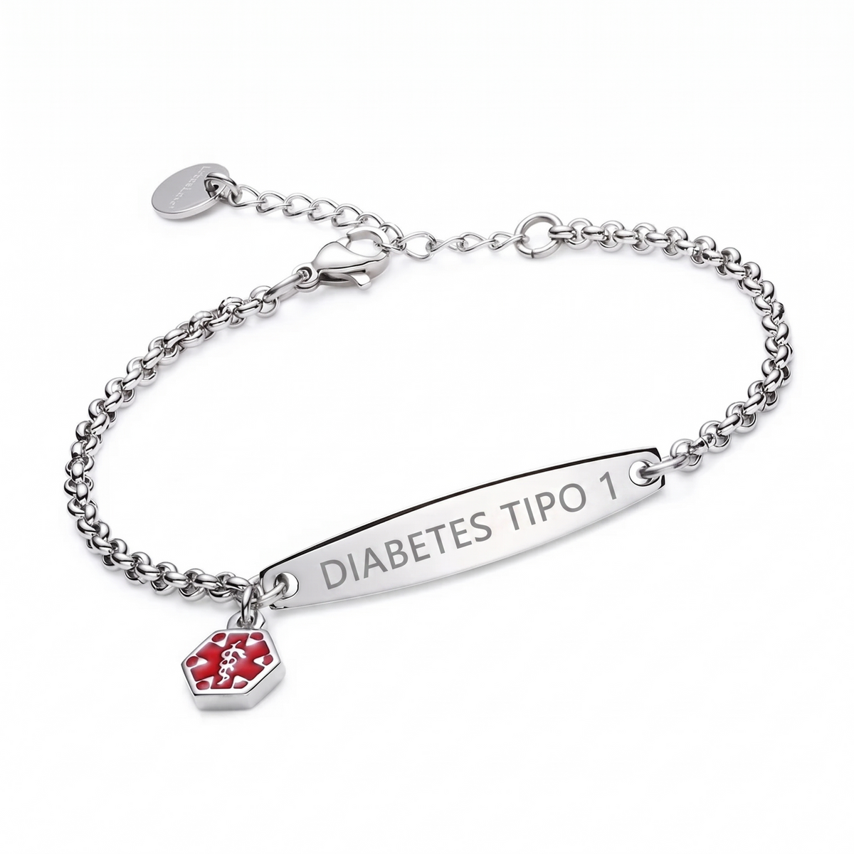 Pulsera de identificación para la diabetes