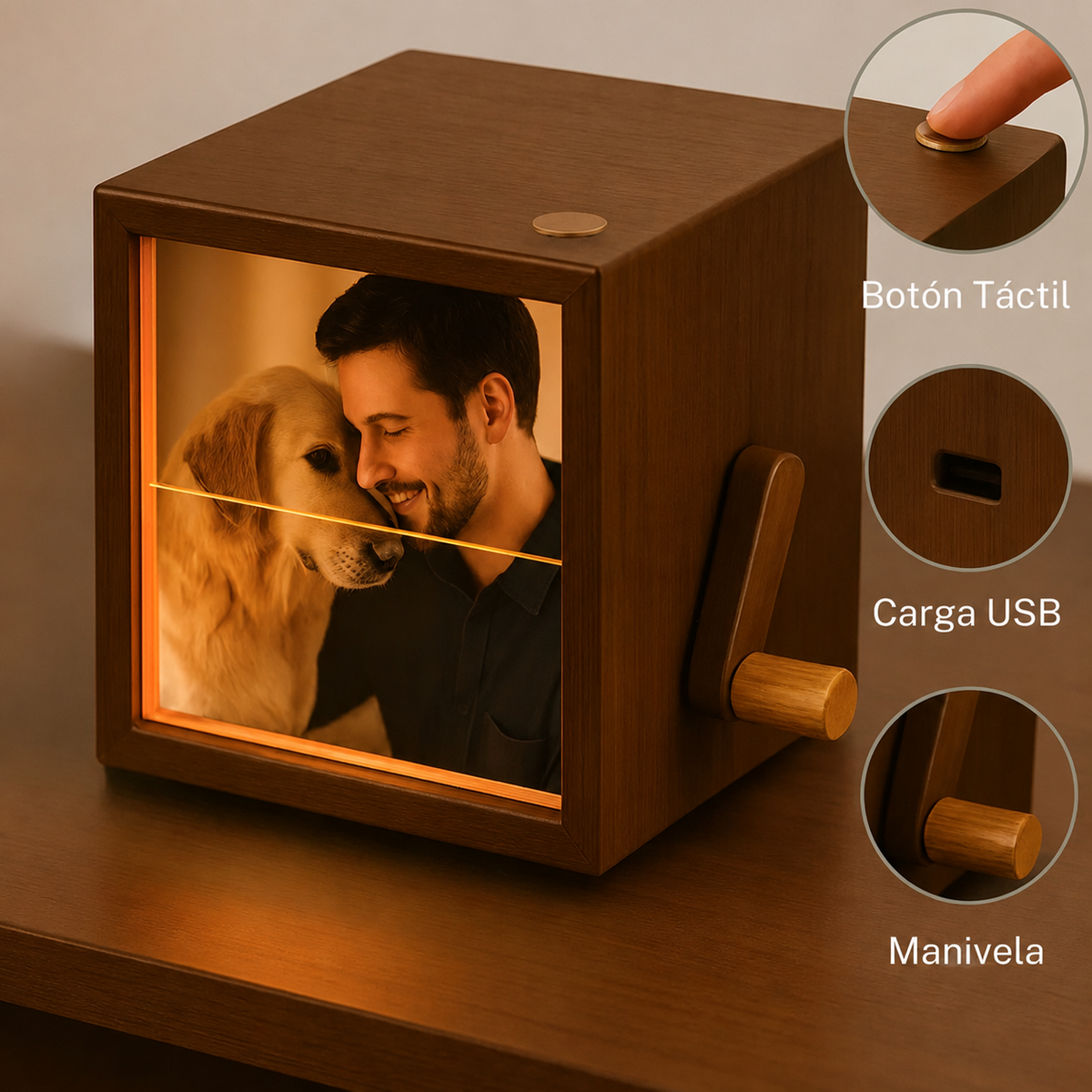 Caja de Recuerdos Luminosa