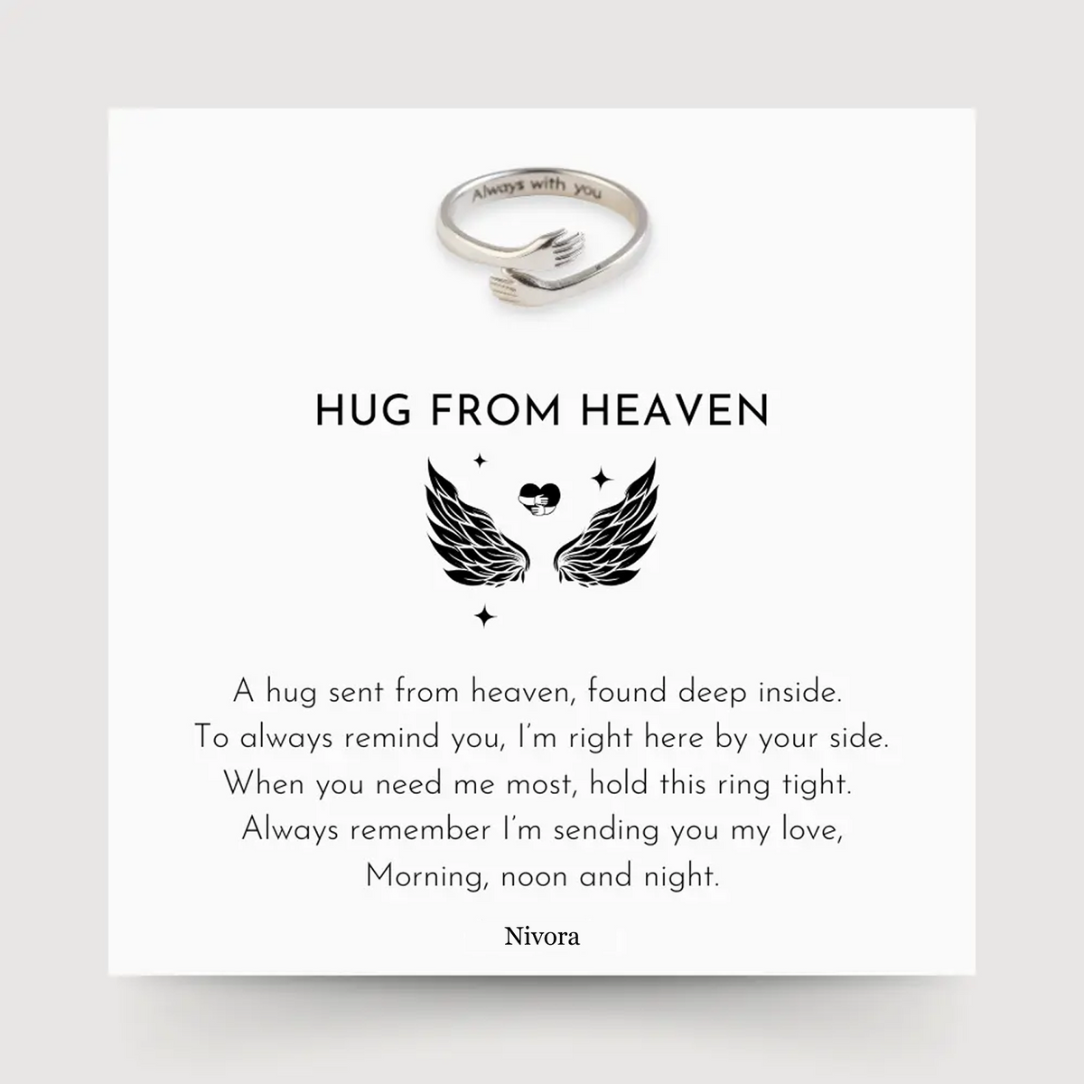 Wrapped in Love - Hug Ring