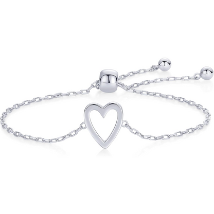 Gedeelde harten armbandenset