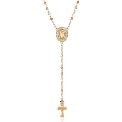 Virgin Mary Cross Necklace