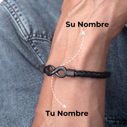 "A mi esposo" — Pulsera personalizada
