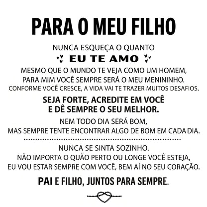 Pulseira Gravada "Para Meu Filho"