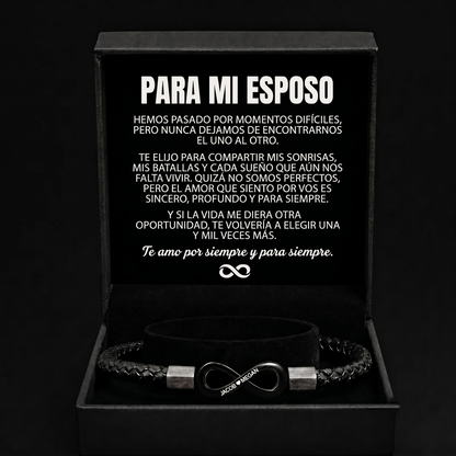 Pulsera Personalizada "Para Mi Esposo"