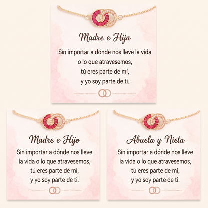 Pulsera de Piedras de Nacimiento Enlazadas