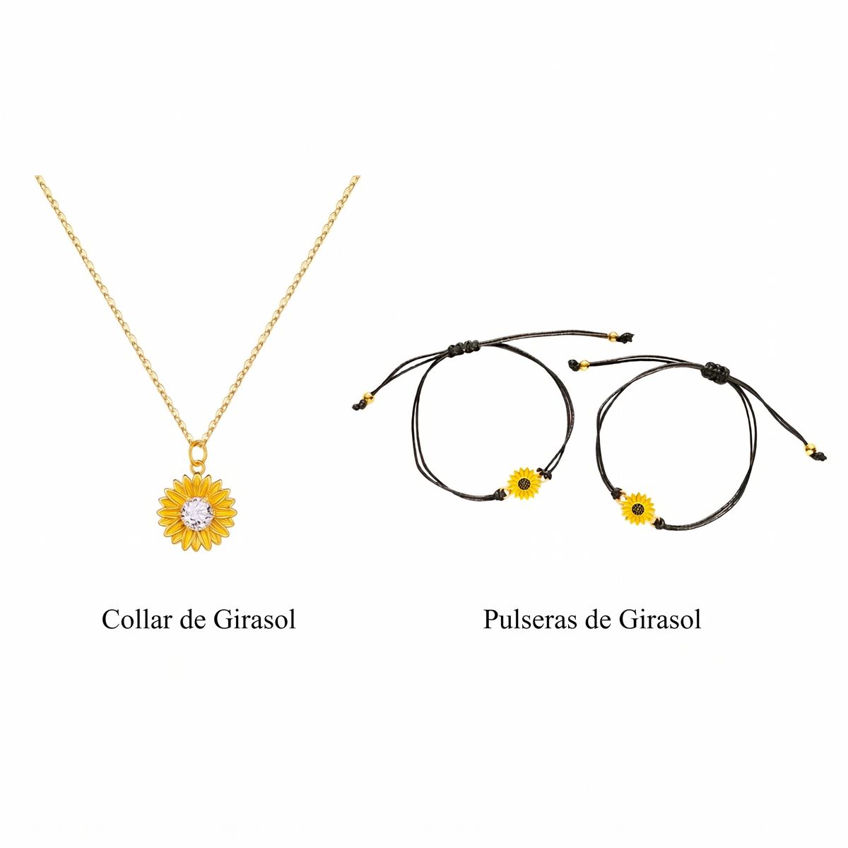 Collar Colgante de Girasol
