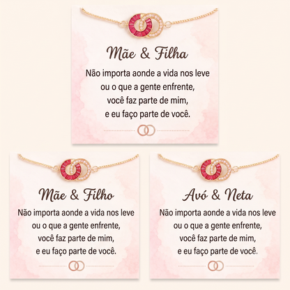 Pulseira de Pedras Natais Personalizada