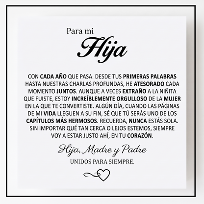 Pulsera "Para Mi Hija" — Conexión Eterna