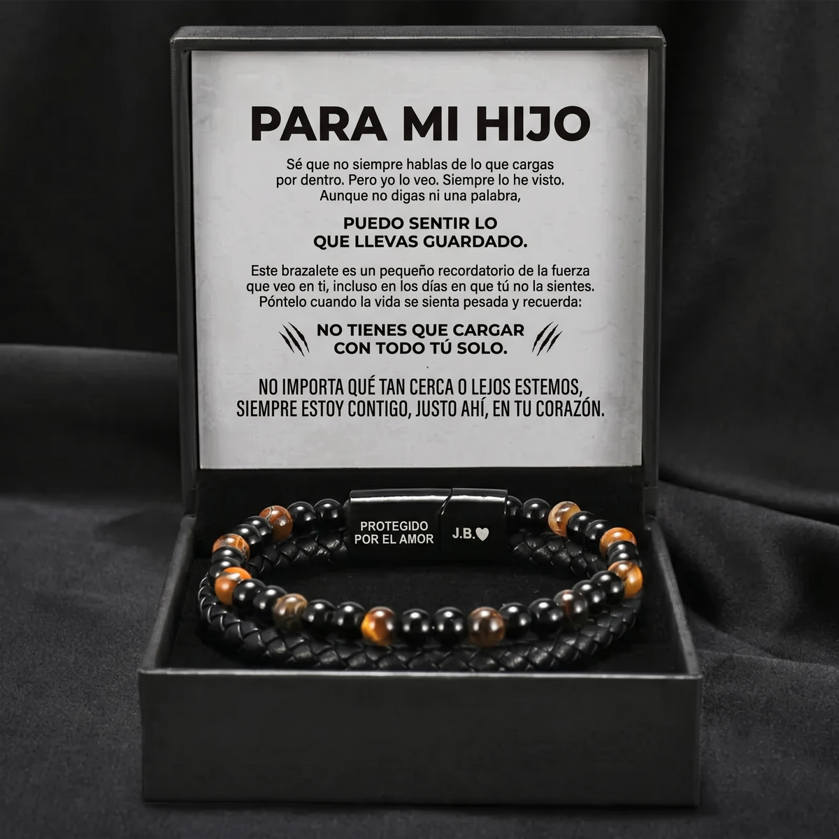 El Escudo de un Hijo – Pulsera de ojo de tigre