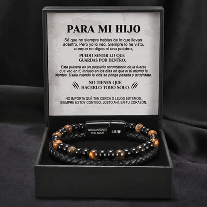 El Escudo de un Hijo – Pulsera Ojo de Tigre