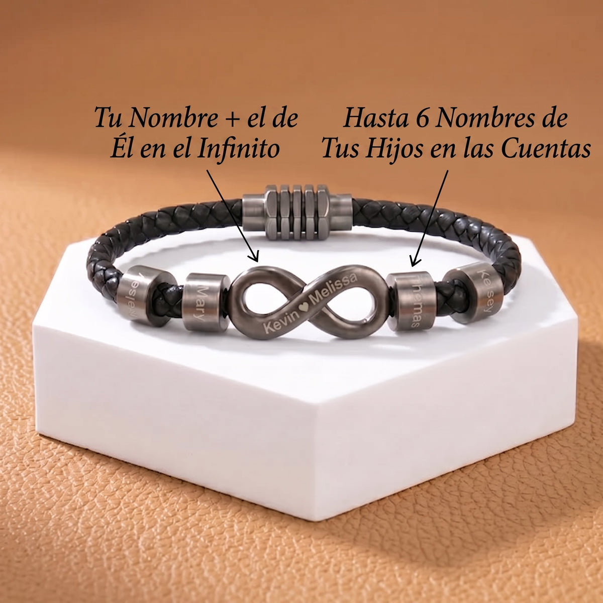 Pulsera Vínculo Infinito con Nombres