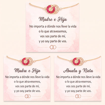 Pulsera de Piedras de Nacimiento Enlazadas
