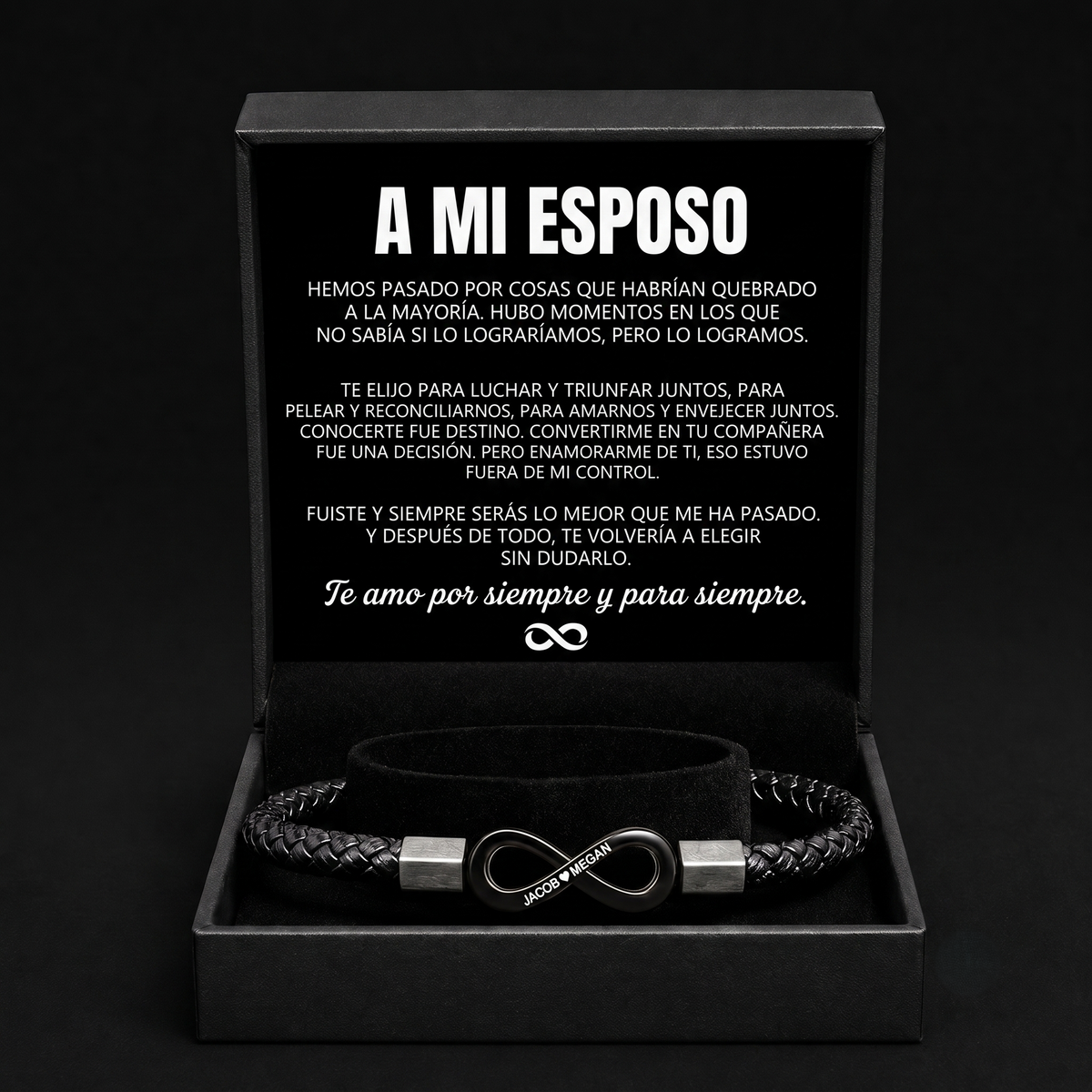 Pulsera personalizada «A mi esposo»