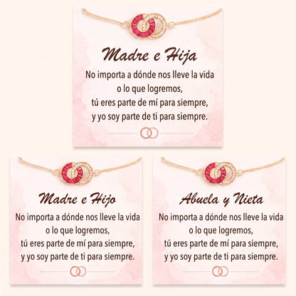 Pulsera de Piedras de Nacimiento Entrelazadas