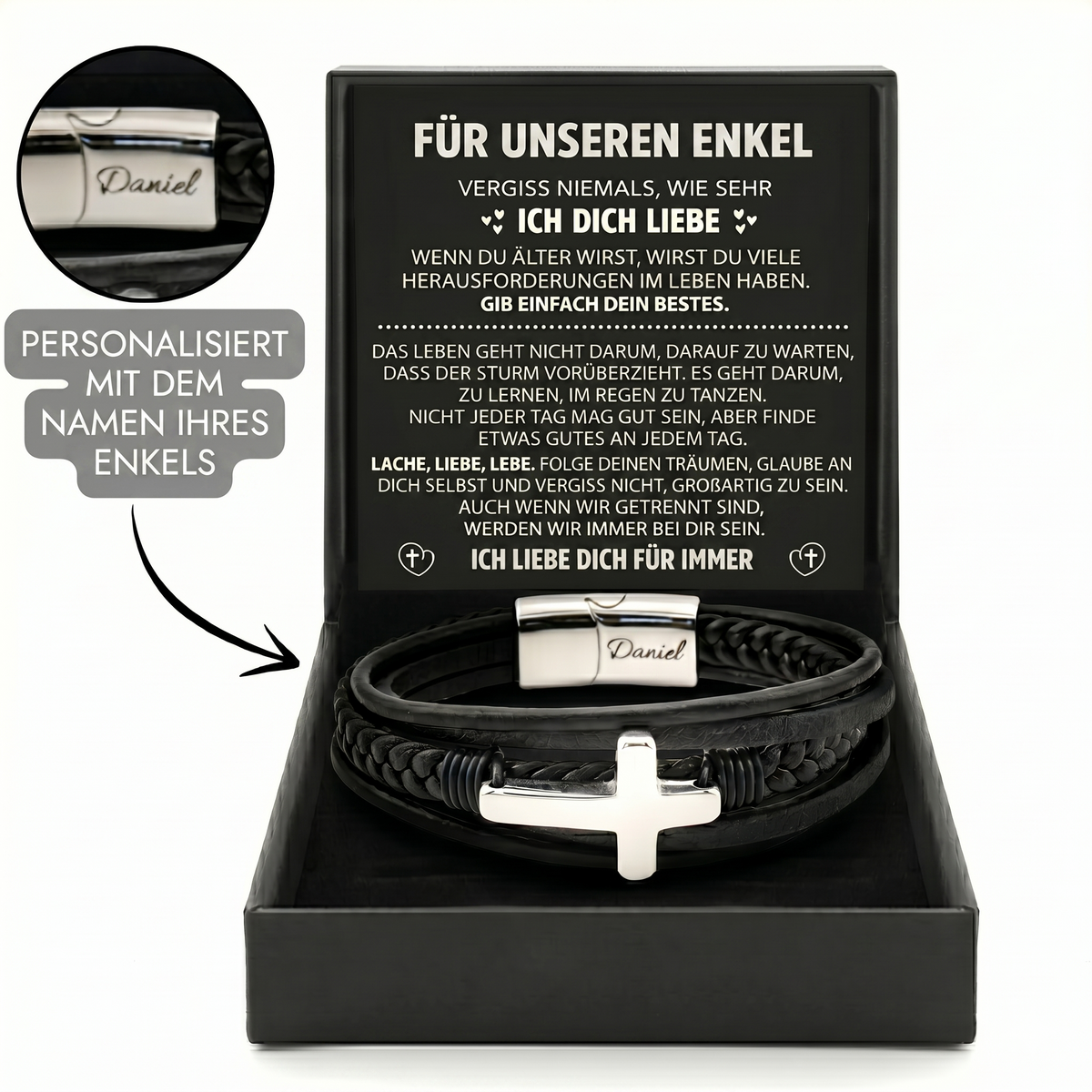 Ewiger Beschützer – Armband für meinen Enkel