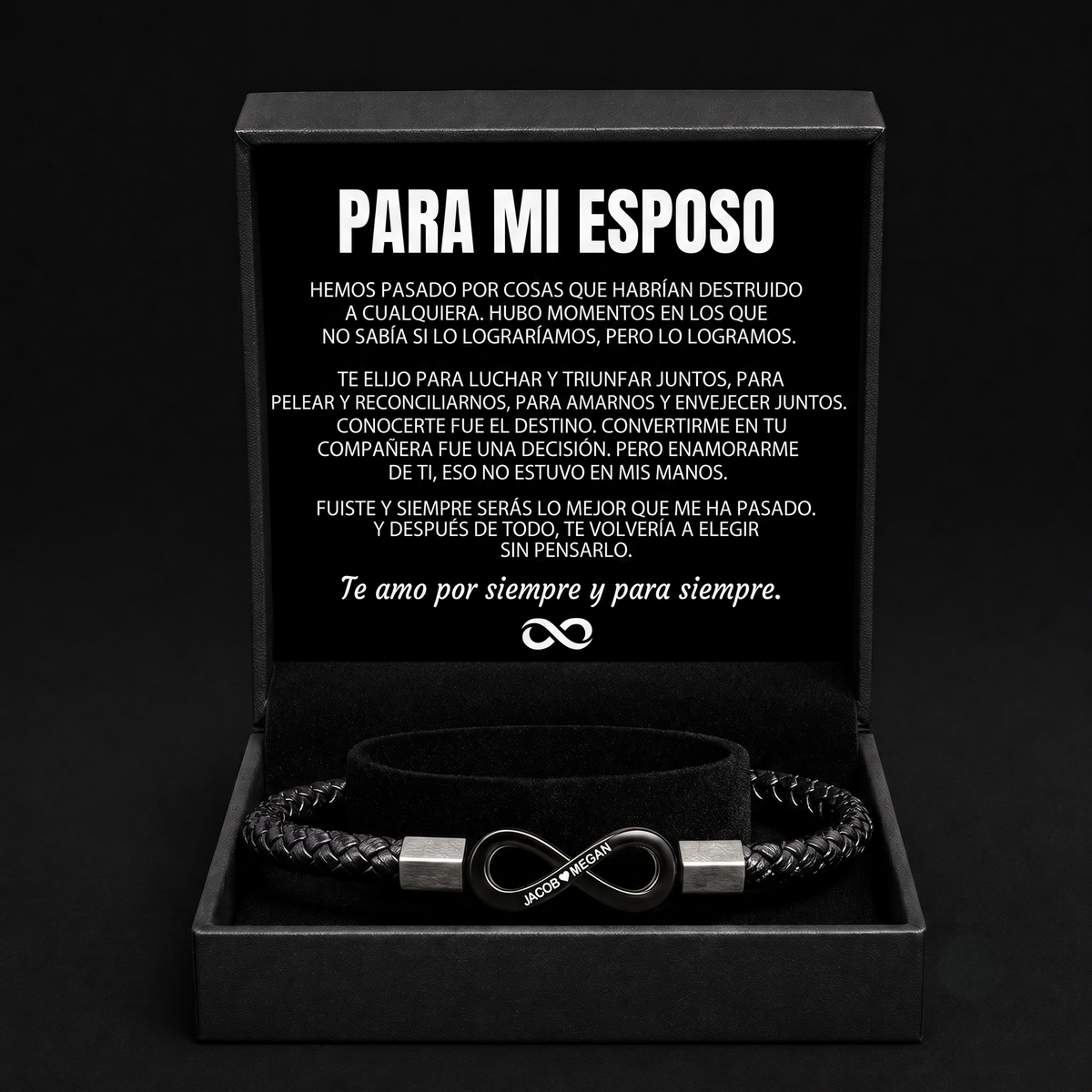 Pulsera personalizada «A mi esposo»