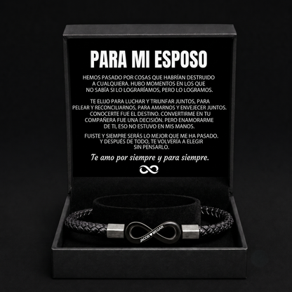 Pulsera personalizada «A mi esposo»