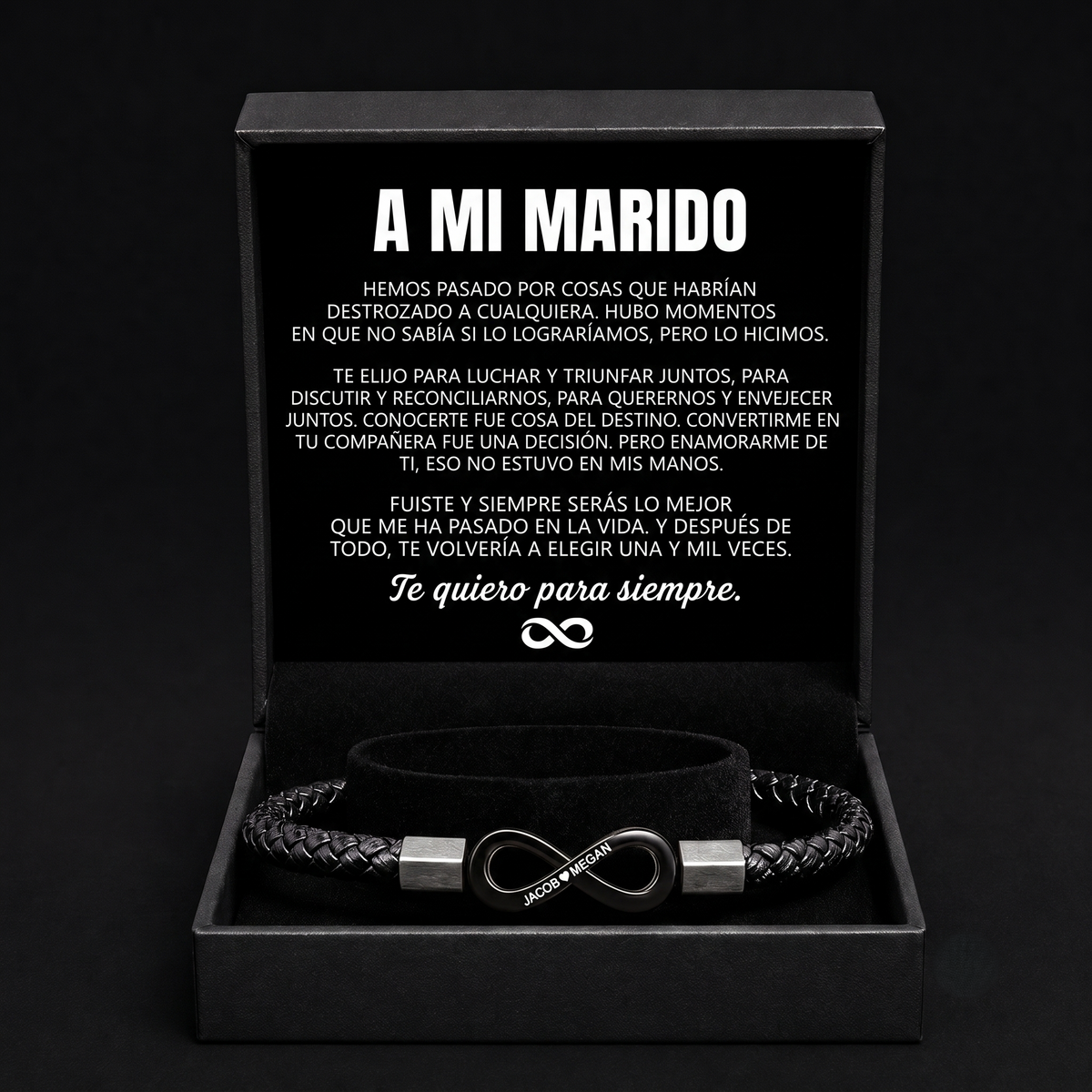 Pulsera personalizada «A mi marido»