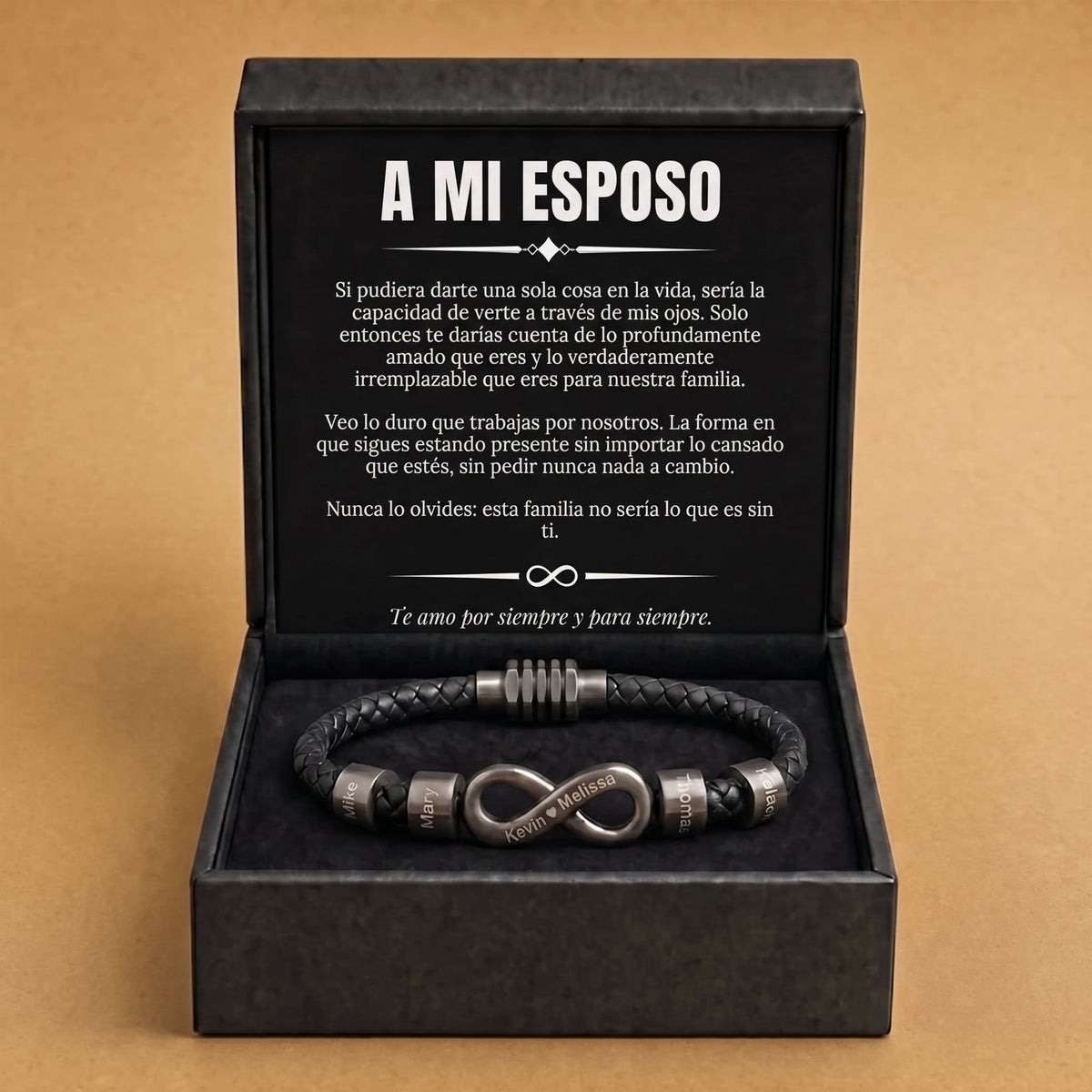 Pulsera Vínculo Infinito con Nombres