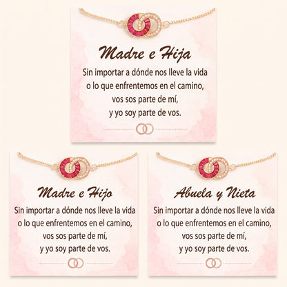 Pulsera de Piedras Natales Entrelazadas