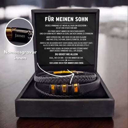 Für meinen Sohn – Armband „Nie allein"