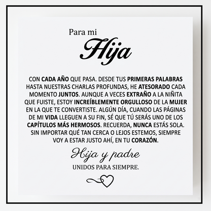 Pulsera "Para Mi Hija" — Conexión Eterna