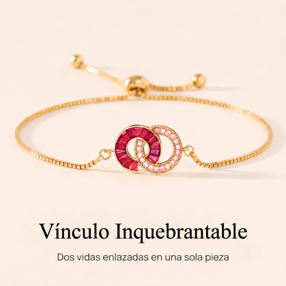 Pulsera de Piedras de Nacimiento Enlazadas