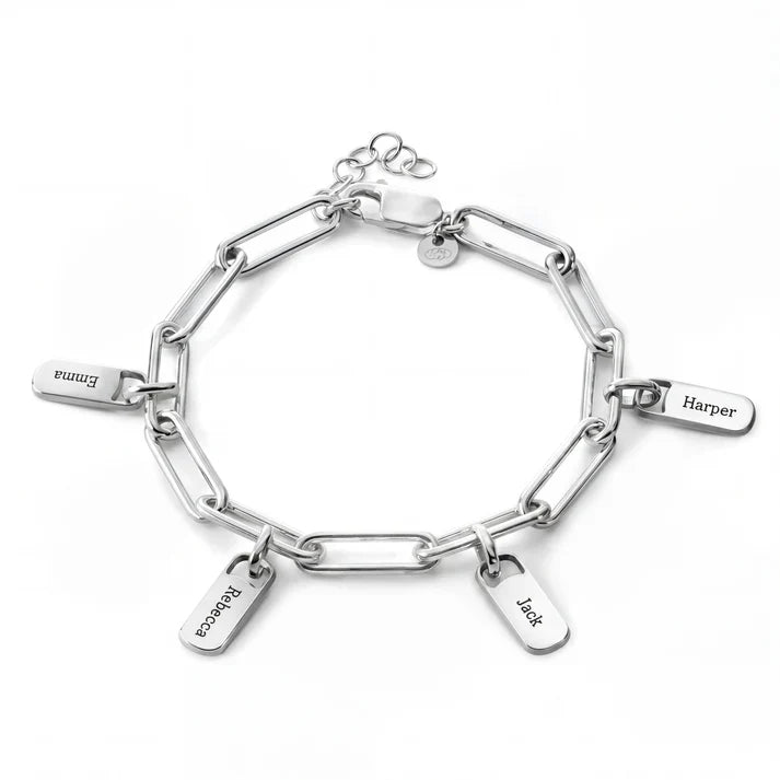 Custom Engraved Tag Bracelet