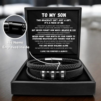To My Son – Never Alone Bracelet