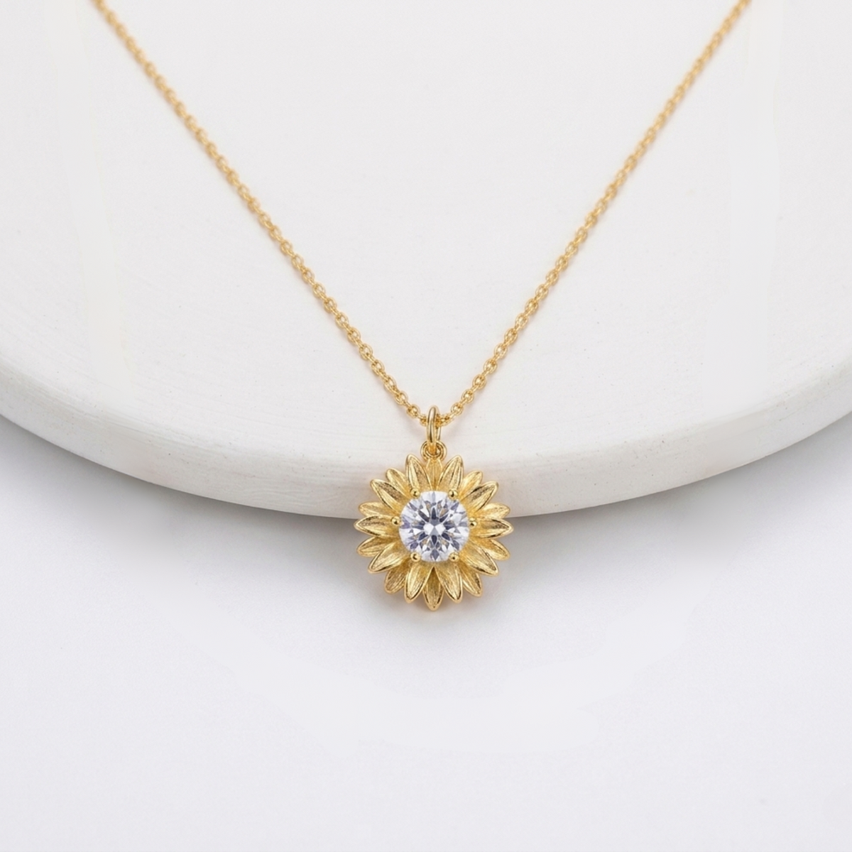 Collar Colgante de Girasol