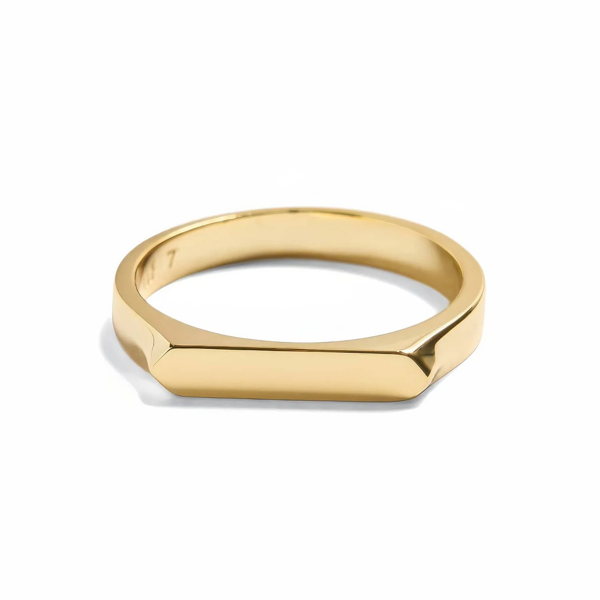 Bar Ring mit Gravur