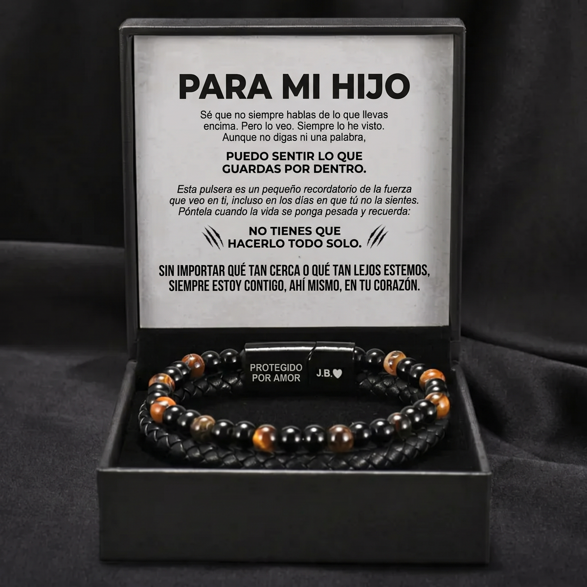 El Escudo de un Hijo – Pulsera de ojo de tigre