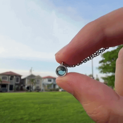 Forever Paw Projection Necklace