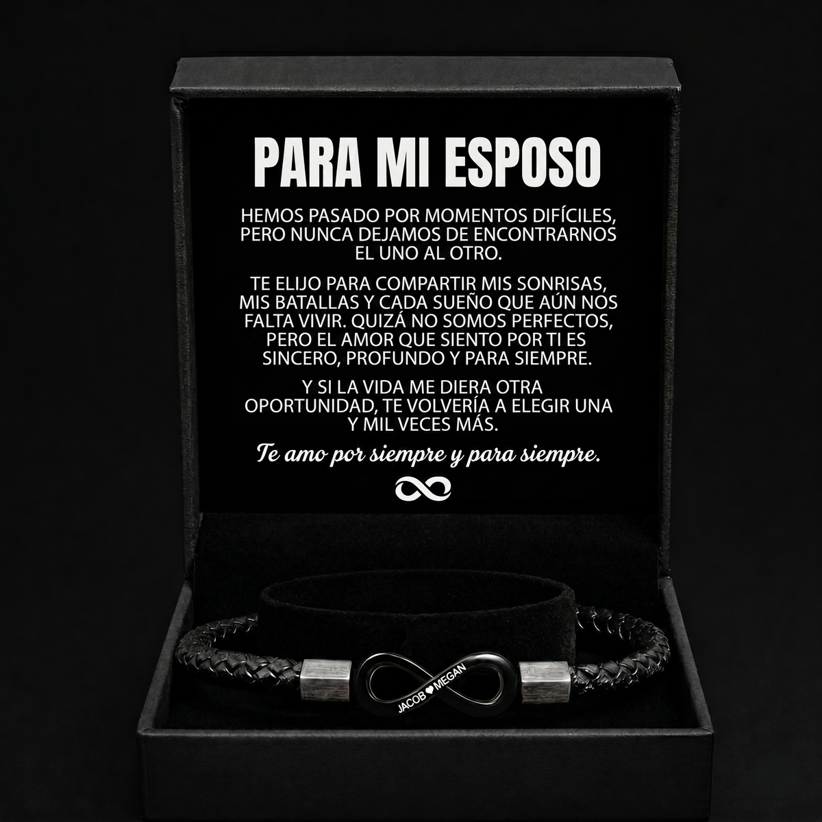 Pulsera Personalizada "Para Mi Marido"