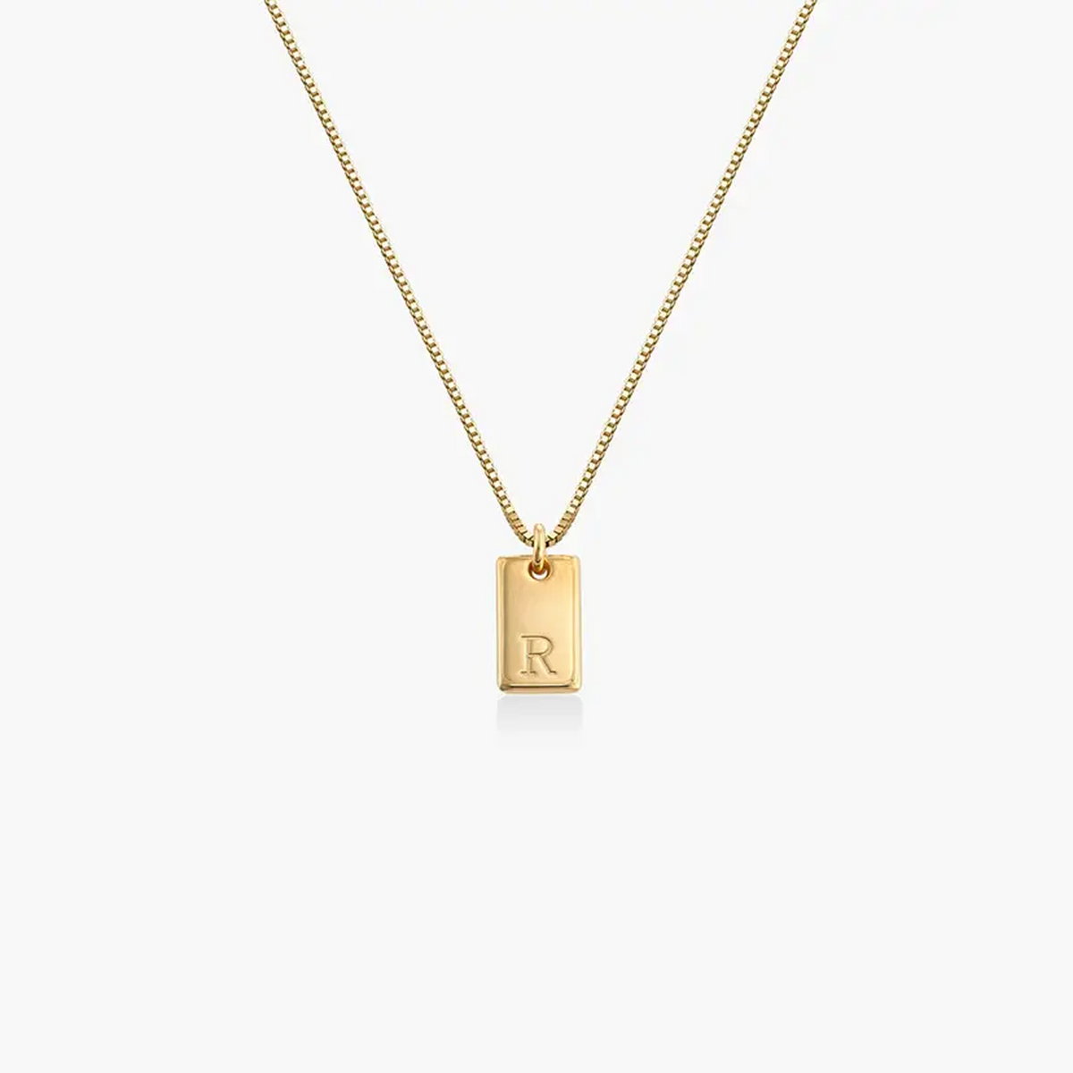 Willow Graviertes Initialen-Halsband