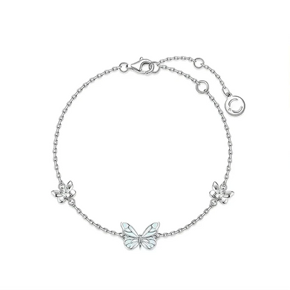 Pulsera Mariposa Azul Radiante