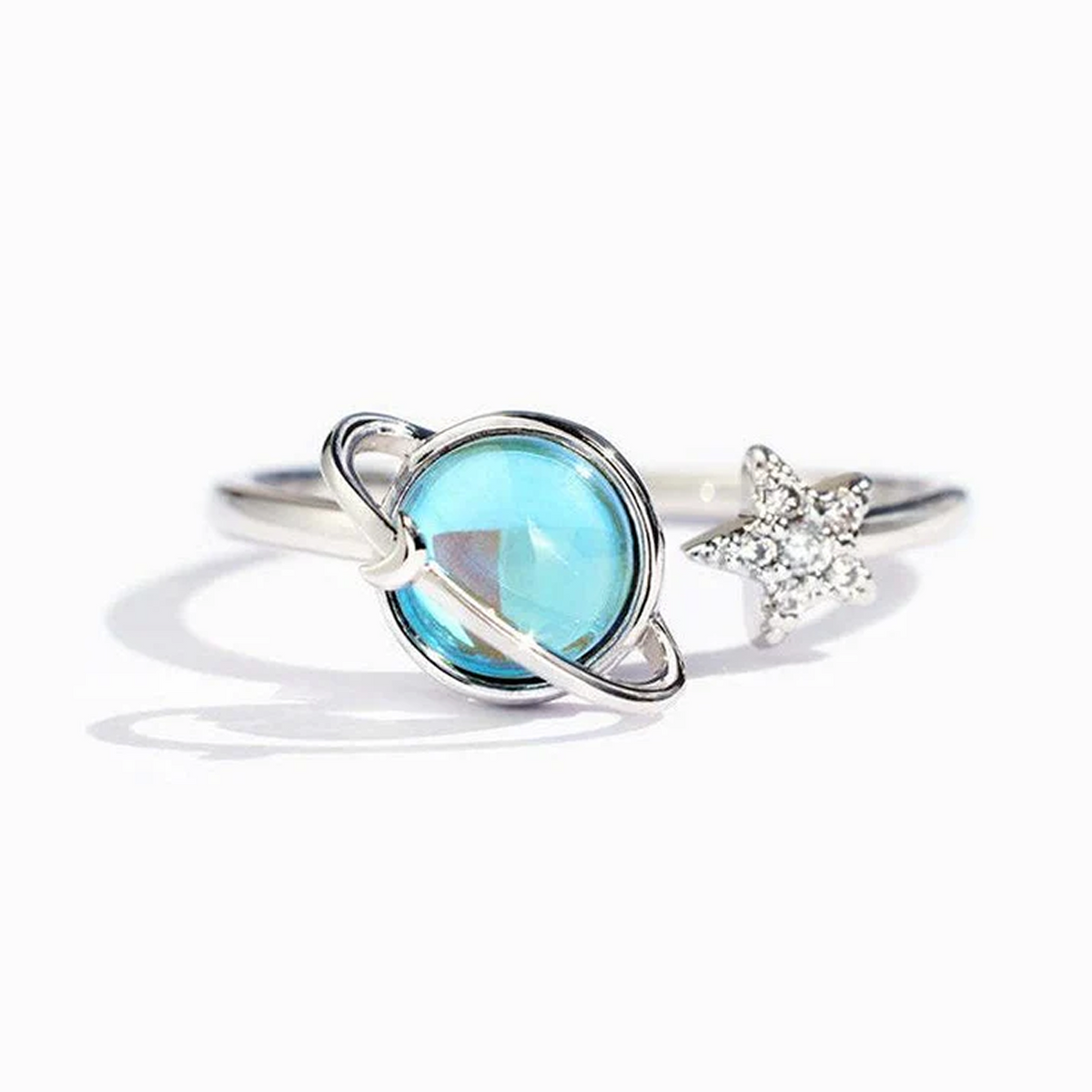 To My Daughter Moon & Star Ring