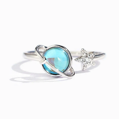 To My Daughter Moon & Star Ring