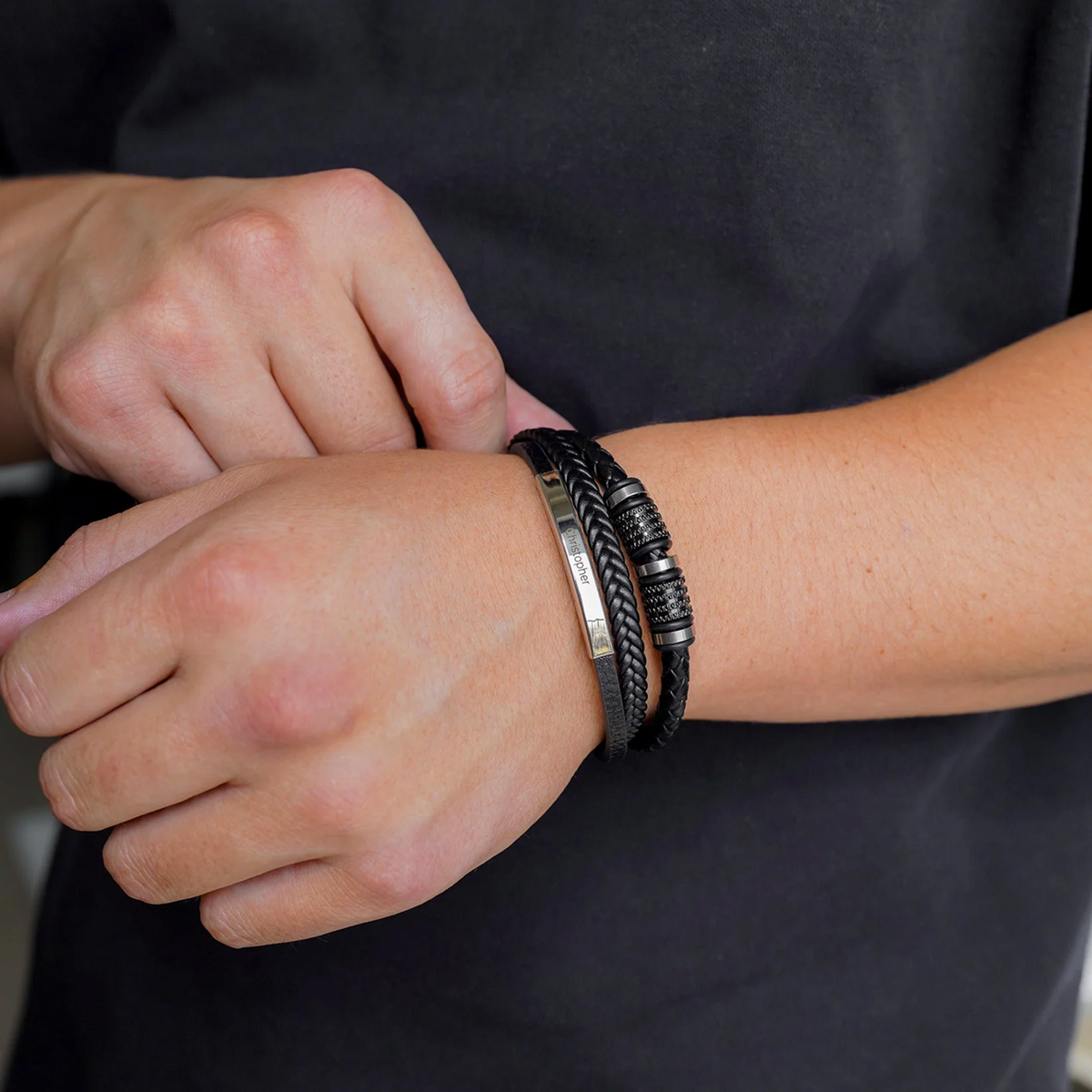 Für immer verbunden – Armband für den Sohn