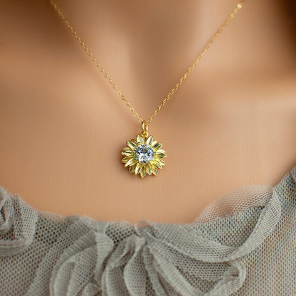 Collar Colgante de Girasol