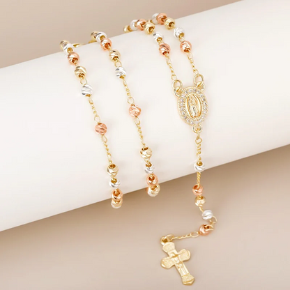 Virgin Mary Cross Necklace